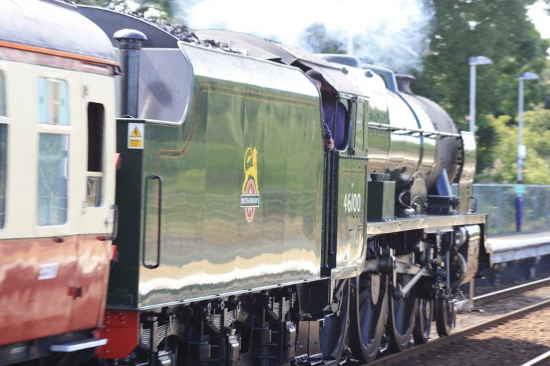 Icon of steam: 46100 heads for Dunfermline Photo of Icon of steam