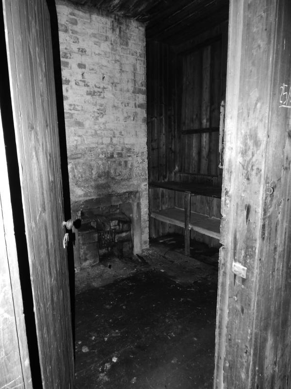 Brora Goods Shed tea room: The original wooden Highland Railway goods shed still stands in fairly good condition. Photo of Brora Goods Shed tea room