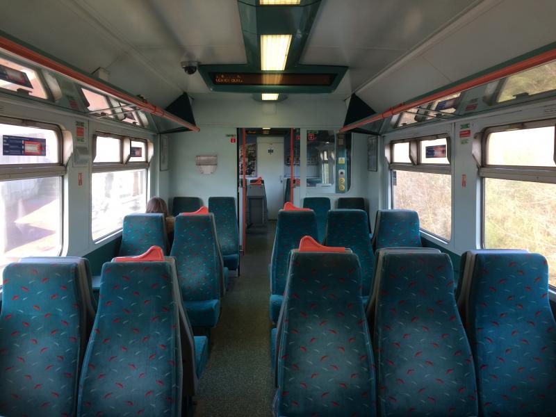 Class 320/3 interior: Interior of the Class 320/3 unit. Taken from unit 320304 on Monday 20th March 2017. Photo of Class 320/3 interior