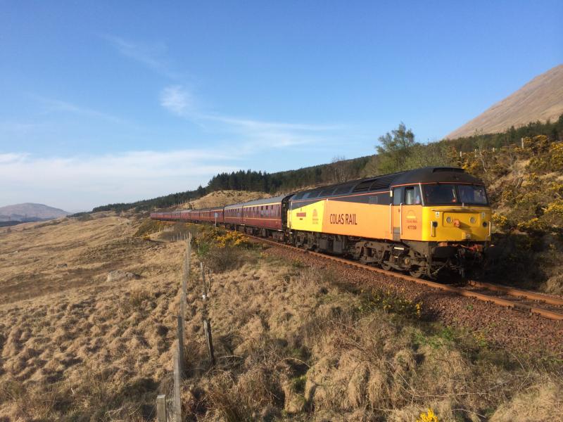 47739 0105171Z72 Bridge of Orchy : Photo of 47739 0105171Z72 Bridge of Orchy