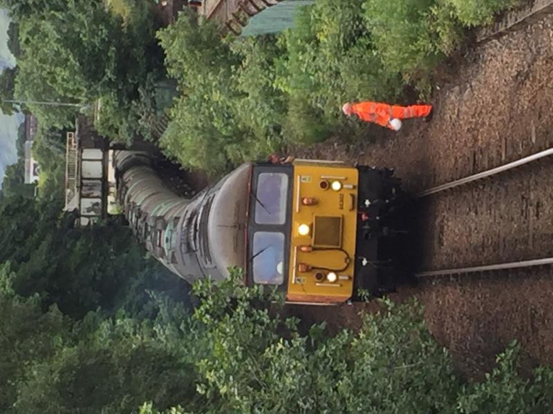 1st Class 56 in Fort William: 3 July 2017 - 67OZ 1331 hrs Fort William J Yd T.C. to Grangemouth with the Oil Tank empties Photo of 1st Class 56 in Fort William
