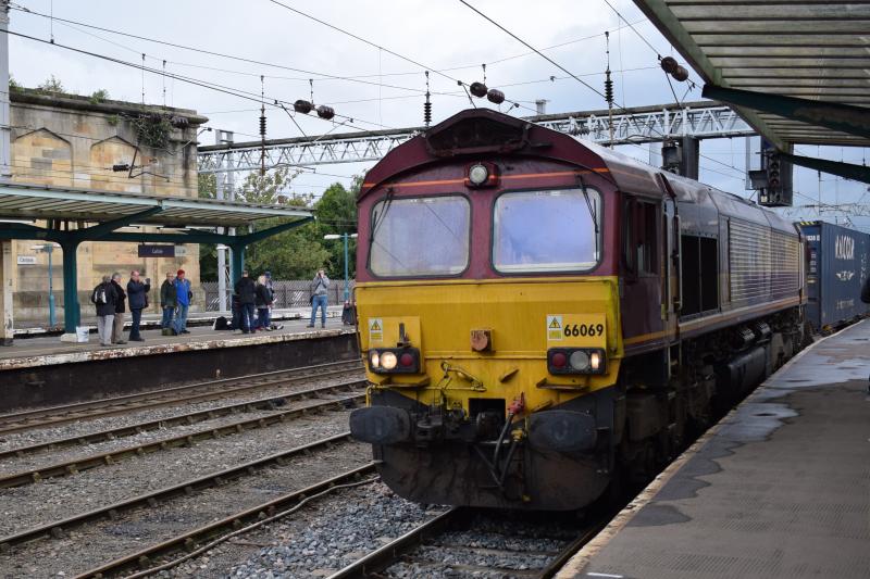 Daventry-Grangemouth intermodal: DBC 66069 at Carlisle with the Daventry-Grangemouth intermodal 22.7.17 Photo of Daventry-Grangemouth intermodal