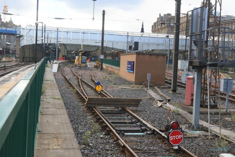 No More Thunderbird or Sleeper locos: The Ex Motorail bay changing to plat 5 & 6. One line has been lifted and both lines dewired on 05/08/2017 Photo of No More Thunderbird or Sleeper locos