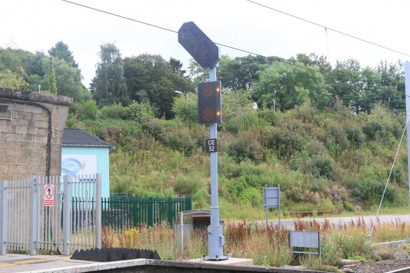 New Signal at Oxenholme: New Signal at Oxenholme on the southbound platform Photo of New Signal at Oxenholme