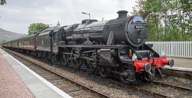 45407 The Lancashire Fusilier.: 45407 at Arisaig. Photo of 45407 The Lancashire Fusilier.