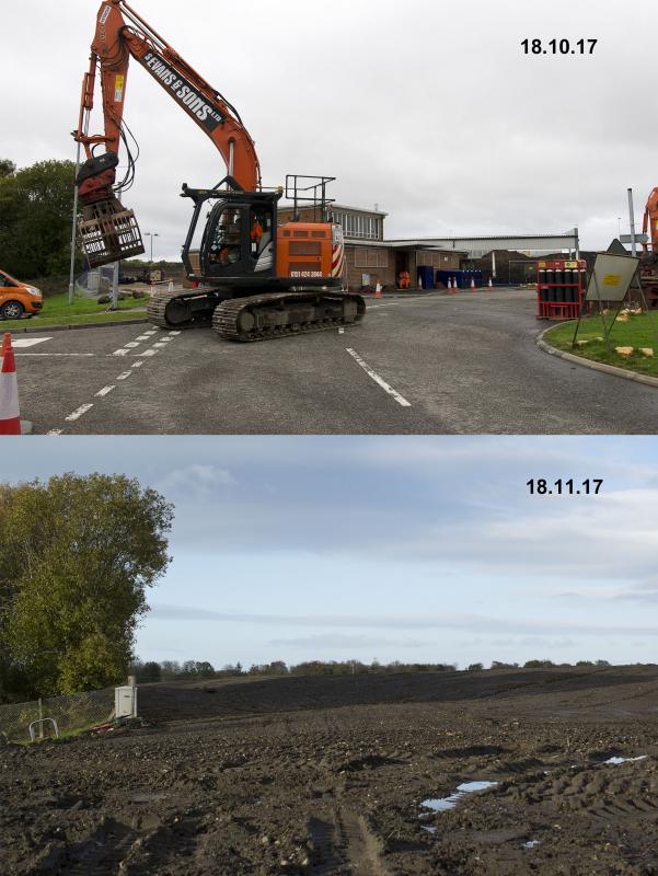 FORRES RIP 2.jpg: HARD TO BELIEVE THERE WAS ONCE A STATION HERE.
ROUGHLY COMPARABLE VIEWS--NOTE THE GREY ELECTRICAL JUNCTION BOX ON THE LEFT IN BOTH PHOTOS.
TOP DATE SHOULD BE 17.10 Photo of FORRES RIP 2.jpg