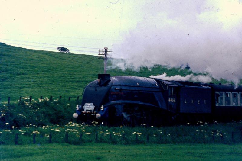Sir Nigel Gresley Usan: Tyne Dee Coastal tour, 7/6/1974. Photo of Sir Nigel Gresley Usan