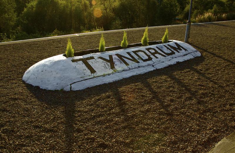 September Sunset at Tyndrum Upper: September Sunset at Tyndrum Upper .
The Platform Station sign. Photo of September Sunset at Tyndrum Upper