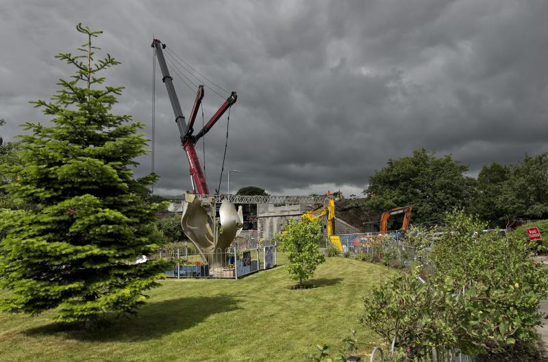 NEW BRIDGE AT DYCE WIP (1).jpg: 20.6.18 Photo of NEW BRIDGE AT DYCE WIP (1).jpg