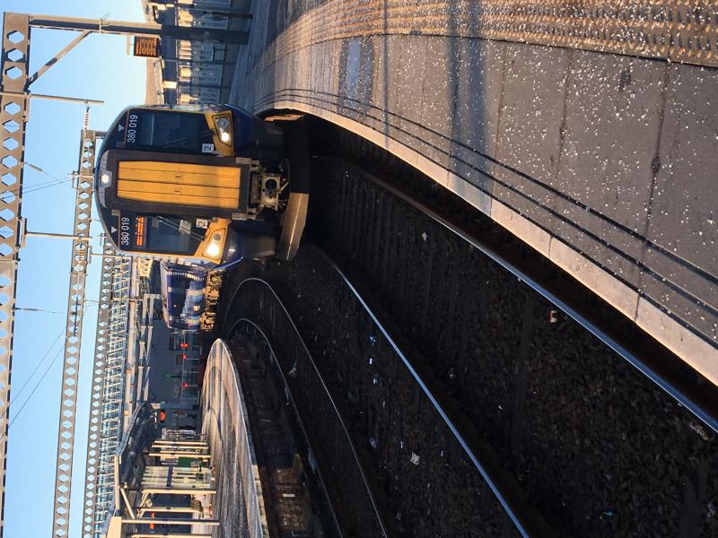 380019 Gourock: 380019 awaiting departure from Gourock on 1G14 1550 Gourock to Glasgow Central on 2/2/19 Photo of 380019 Gourock