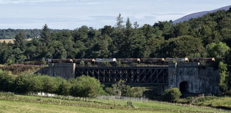 70806 ROTHIEMAY VIADUCT 24.8.20 (4).jpg: Photo of 70806 ROTHIEMAY VIADUCT 24.8.20 (4).jpg