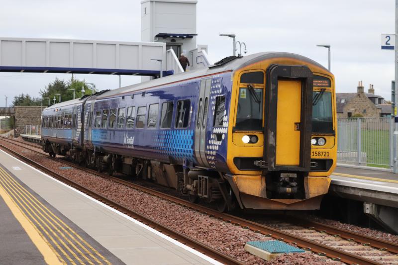 Class 158 Kintore-opening day: Photo of Class 158 Kintore-opening day