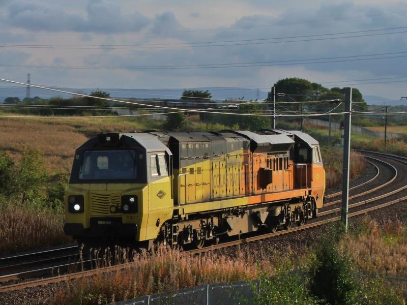 70817: 70817 with 0E36 Millerhill-Doncaster Photo of 70817