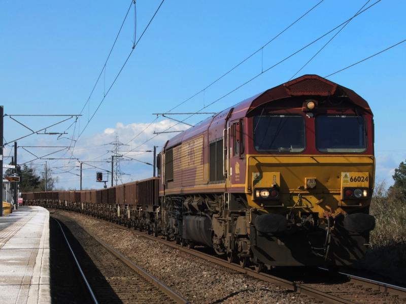 66024: 66024 with 6S50 Carlisle-Millerhill Photo of 66024