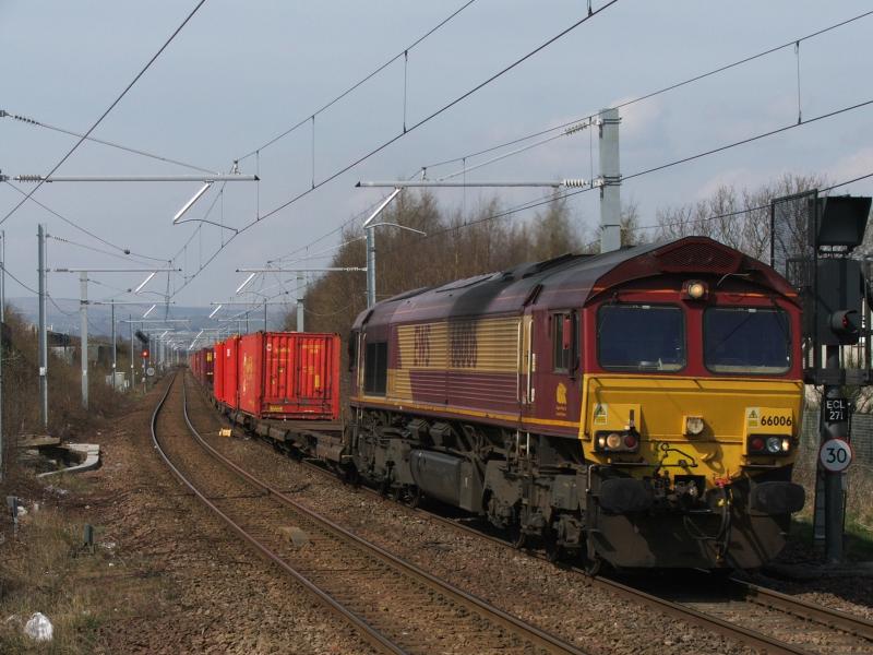 66006: 66006 with 4S99 Tees-Grangemouth Photo of 66006