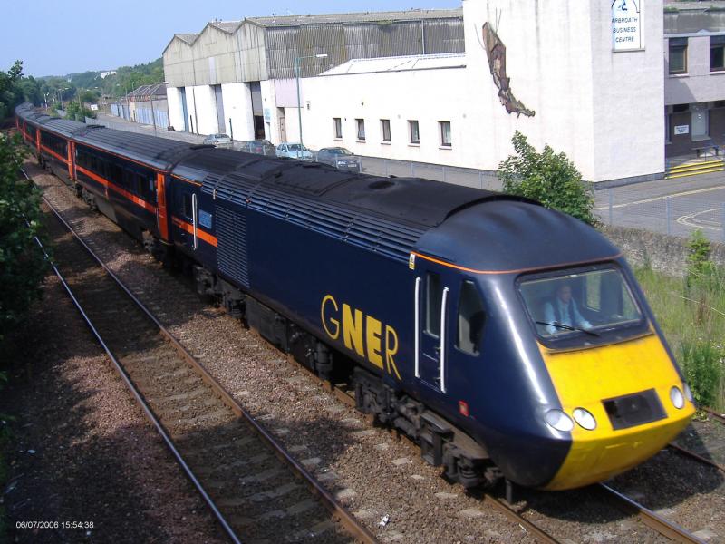 43 167: 43 167 Nears Arbroath with an Aberdeen-King's Cross train. Photo of 43 167