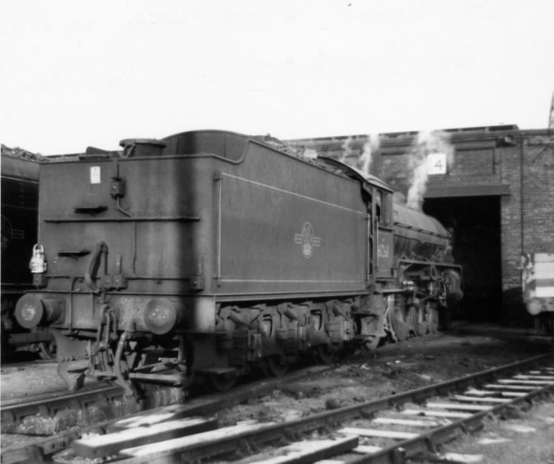 Into a New Year : B1 61261 simmering outside Eastfield on January 3rd 1965. Photo of Into a New Year