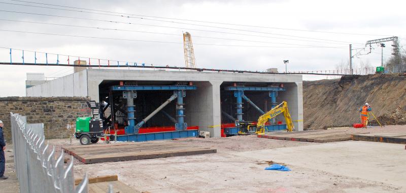 Ravenscraig Project THE BRIDGE ALL IN: Tue 04-04-23 Almost in all its Glory Photo of Ravenscraig Project THE BRIDGE ALL IN
