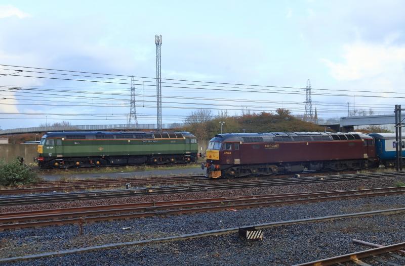 Joppa Straight: 57009 & 47813 at Joppa Straight on 04/12/2023 Photo of Joppa Straight