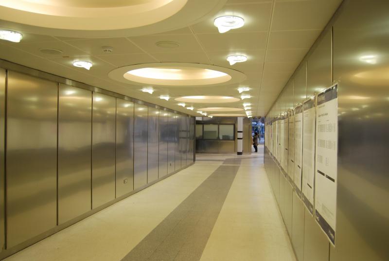 East & West Bound connecting passageway: A view looking from the West Bound to the Eas Bound Side Photo of East & West Bound connecting passageway