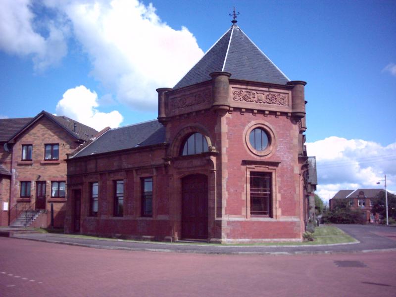 clydebank riverside 2004: the station building at clydebank riverside is still in existance Photo of clydebank riverside 2004