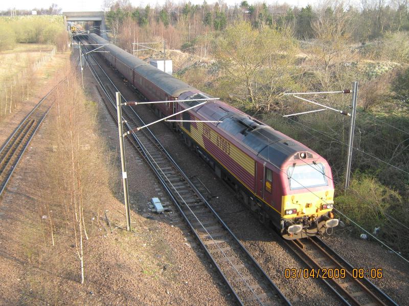 ECS Fife Circle : 67003 arrives Millerhill Photo of ECS Fife Circle