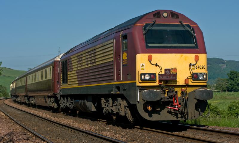 67020: 67020 heads home with the Northern Belle 29/05/09 Photo of 67020