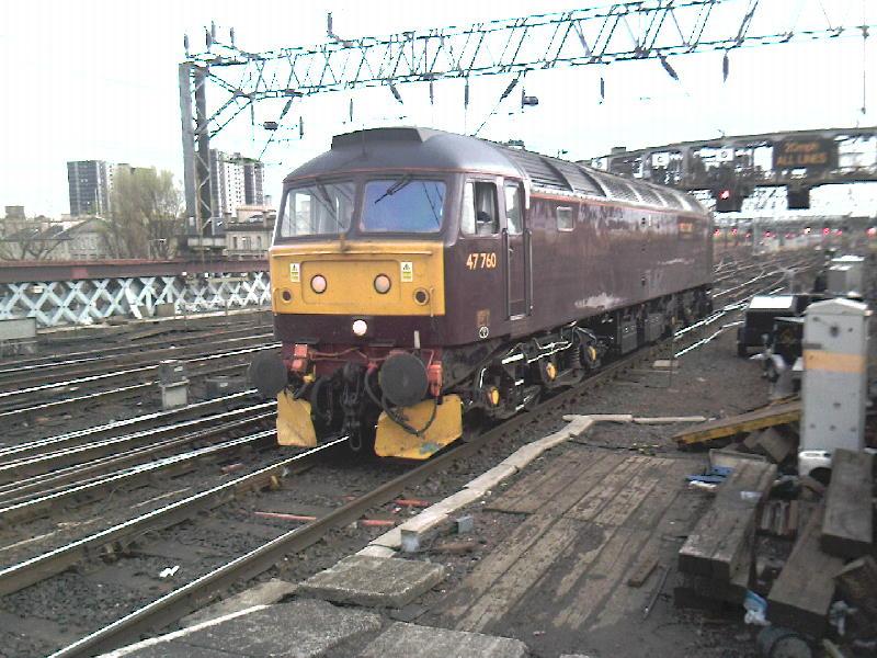 47760: this loco no 47760 was coming up the rear of the great briton 2 tour with steam loco 46115 Photo of 47760