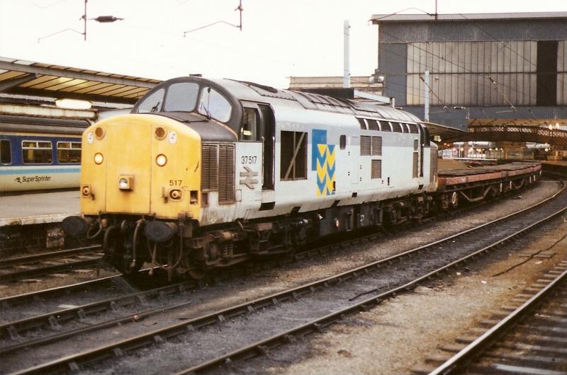 37517 : 37517 at Carlisle 15/4/93 Photo of 37517