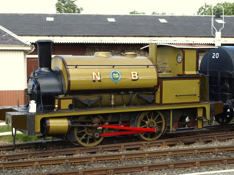 Y9 0-4-0ST 68095: In NBR bronze-green this 0-4-0ST dock shunter was on display at the SRPS photoshoot at Bo'ness 19/06/09 Photo of Y9 0-4-0ST 68095