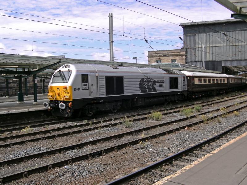 67029 at Carlisle: 67029 at Carlisle on the Northern Belle Photo of 67029 at Carlisle