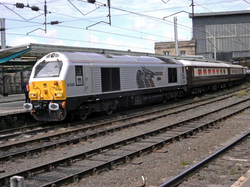 67029 at Carlisle: 67029 at Carlisle on the NOrthern Belle Photo of 67029 at Carlisle