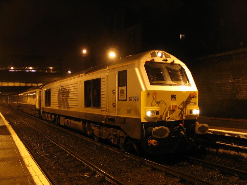 67029: At Arbroath on 1B16, December 2005 Photo of 67029