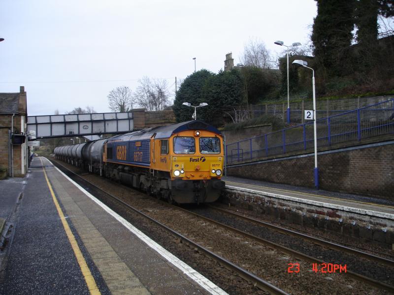 mud oil: 66717 The Good Old Boy leaving Polmont after picking up pilotman Photo of mud oil