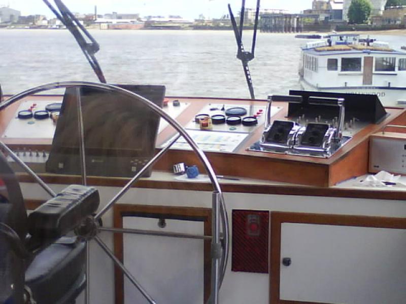 Boat cab.: The cab on the boat. Photo of Boat cab.