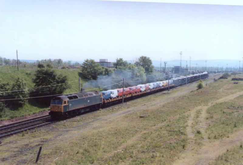 Millerhill Memories: Class 47 on Bathgate Train Photo of Millerhill Memories