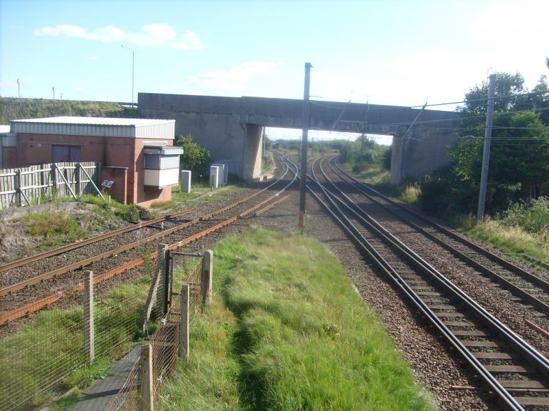 Barassie Junction: Linking Kilmarnock line to Stranraer line. Photo of Barassie Junction
