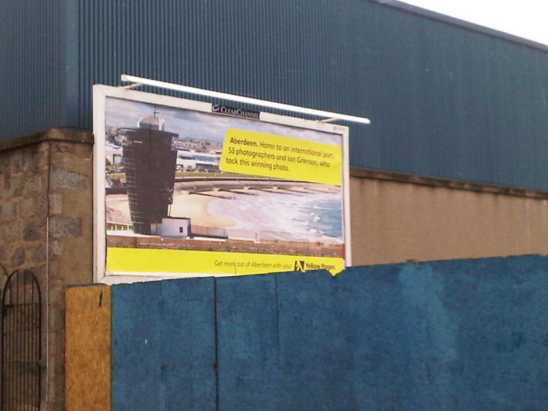 IG winning photo on a billboard!.: Our very own Ian Grierson winning photo on a billboard seen beside Waterloo Quay Aberdeen, Congratulations!! Photo of IG winning photo on a billboard!.