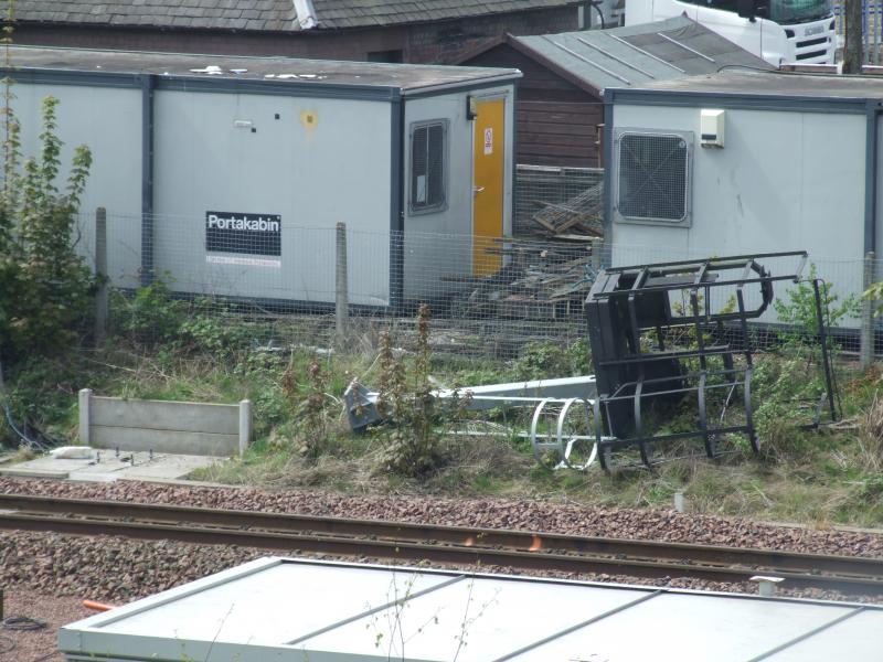 LN6 - New gantry: LN6,the gantry for the soon to be replaced LN6 signal. Photo of LN6 - New gantry