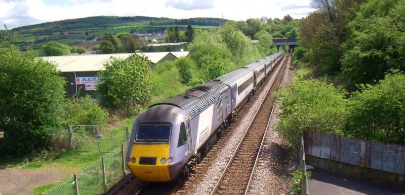 09.05.10 (4).JPG: 43316 on rear of diverted aberdeen-edinburgh Photo of 09.05.10 (4).JPG