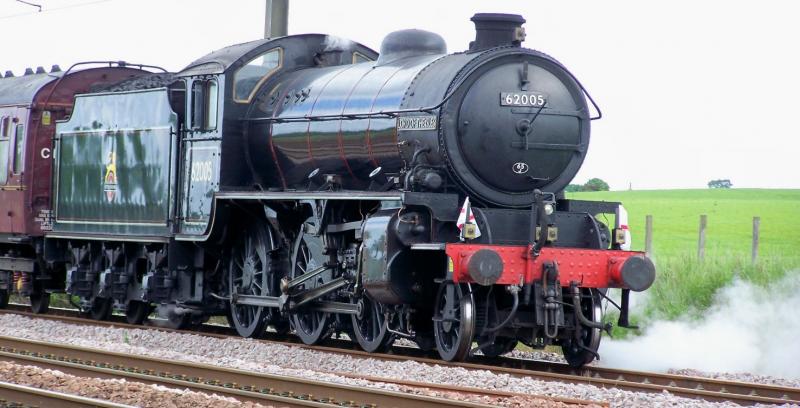 K1 62005 Lord of the Isles : 62005 sits at Drem on its move north to Fort William via Bo'ness to replace 45407. Photo of K1 62005 Lord of the Isles