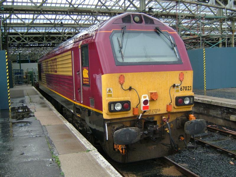 67023: edinburgh 20/7/10 Photo of 67023