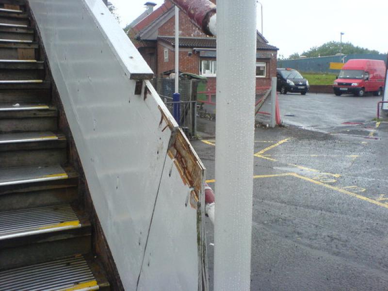 Take care of the bannister: Crumbling infrastructure Photo of Take care of the bannister