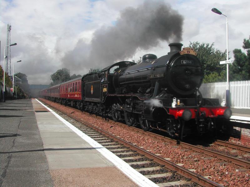 Great Marquess at Falkirk: Taken at Falkirk on Sunday 22nd August 2010 on it's first run of the Fife circle. Photo of Great Marquess at Falkirk