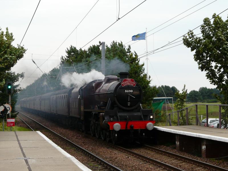 The Merseyside Express - 6 September 2010: 5690 Leander speeds The Merseyside Express through Barassie on the 1Z45 from Glasgow to Carnforth on 6 September 2010 Photo of The Merseyside Express - 6 September 2010