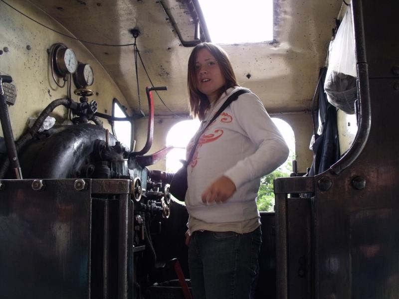 Me on the steam train: haha never knew i could get a chance of going on the steam train! XD Photo of Me on the steam train