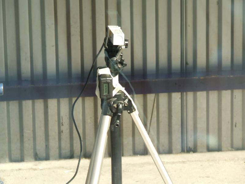 Close up of tripod and equipment: This is a close up of the tripod in the Photo of Close up of tripod and equipment