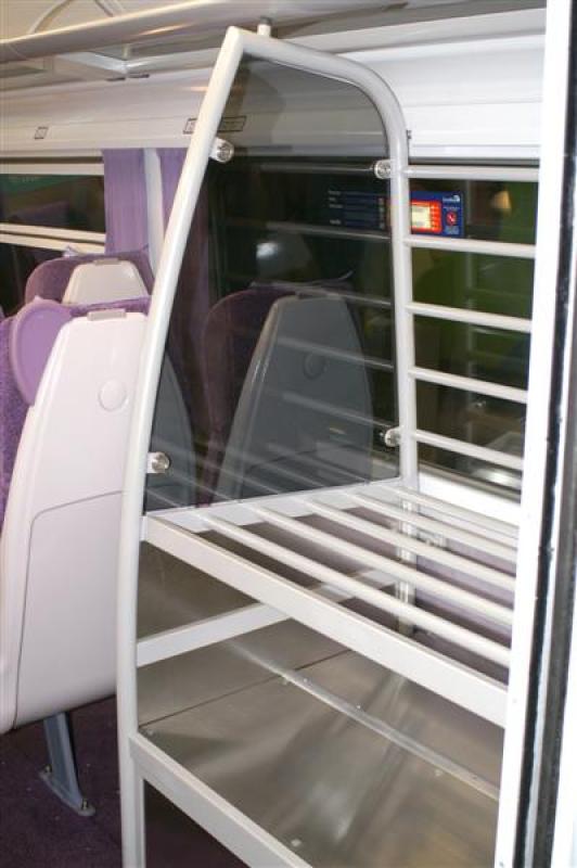 158701 Refurbishment: New Bulkhead Luggage Racks Photo of 158701 Refurbishment