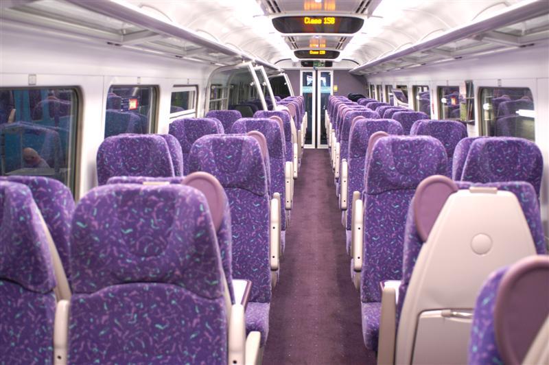 158701 Refurbishment: View of the New Seating in 57701 Photo of 158701 Refurbishment
