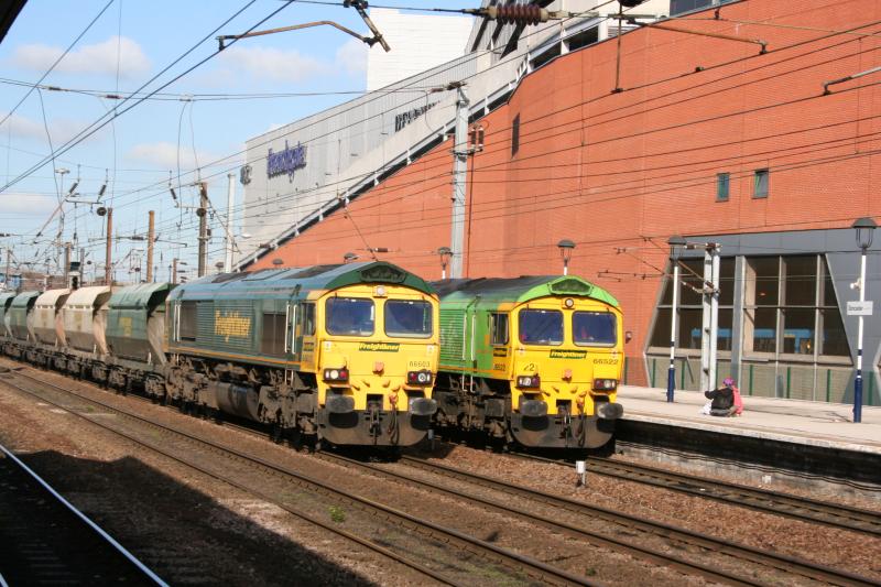 66x2: two for the price of one arrive at doncaster together Photo of 66x2